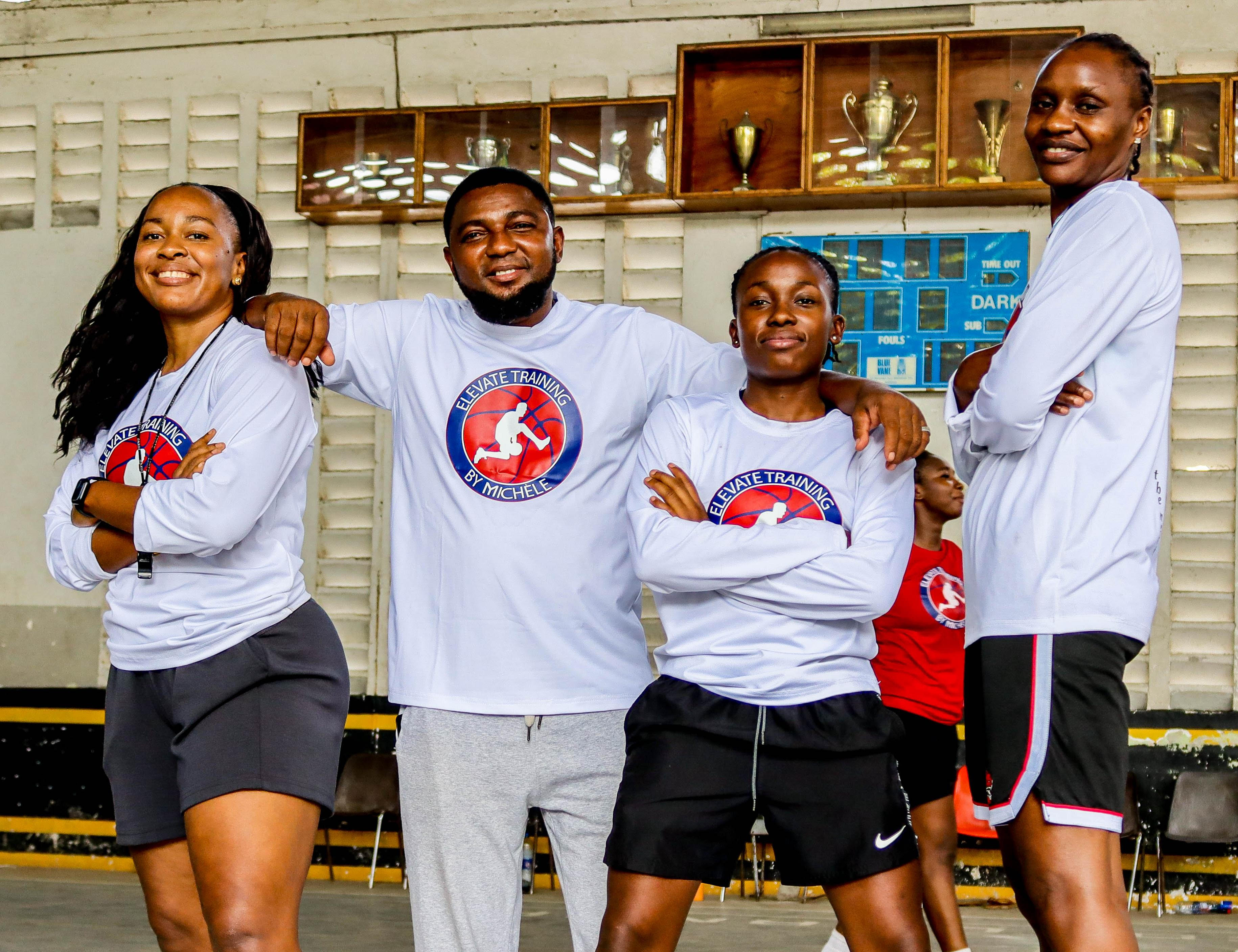 Basketball action background